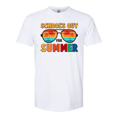 Retro Schools Out For Summer Softstyle® CVC T-Shirt