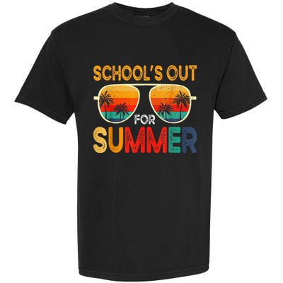 Retro Schools Out For Summer Garment-Dyed Heavyweight T-Shirt
