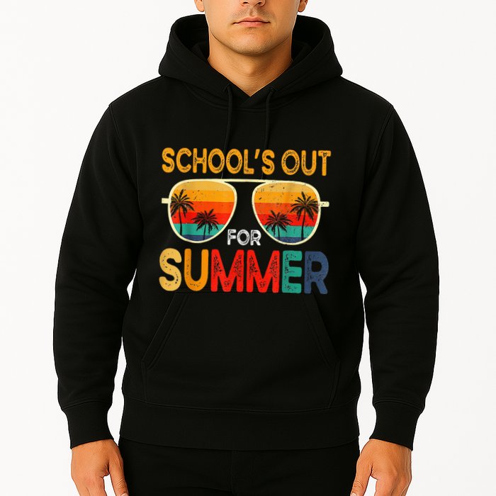 Retro Schools Out For Summer Hoodie
