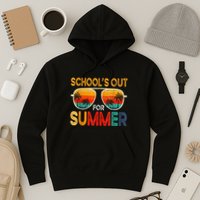 Retro Schools Out For Summer Hoodie