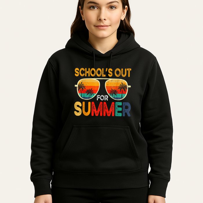 Retro Schools Out For Summer Hoodie