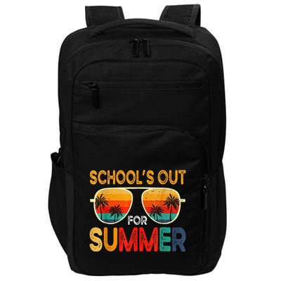Retro Schools Out For Summer Impact Tech Backpack