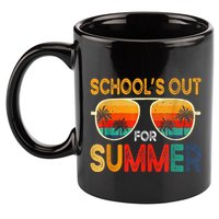 Retro Schools Out For Summer 11oz C Handle Ceramic Mug