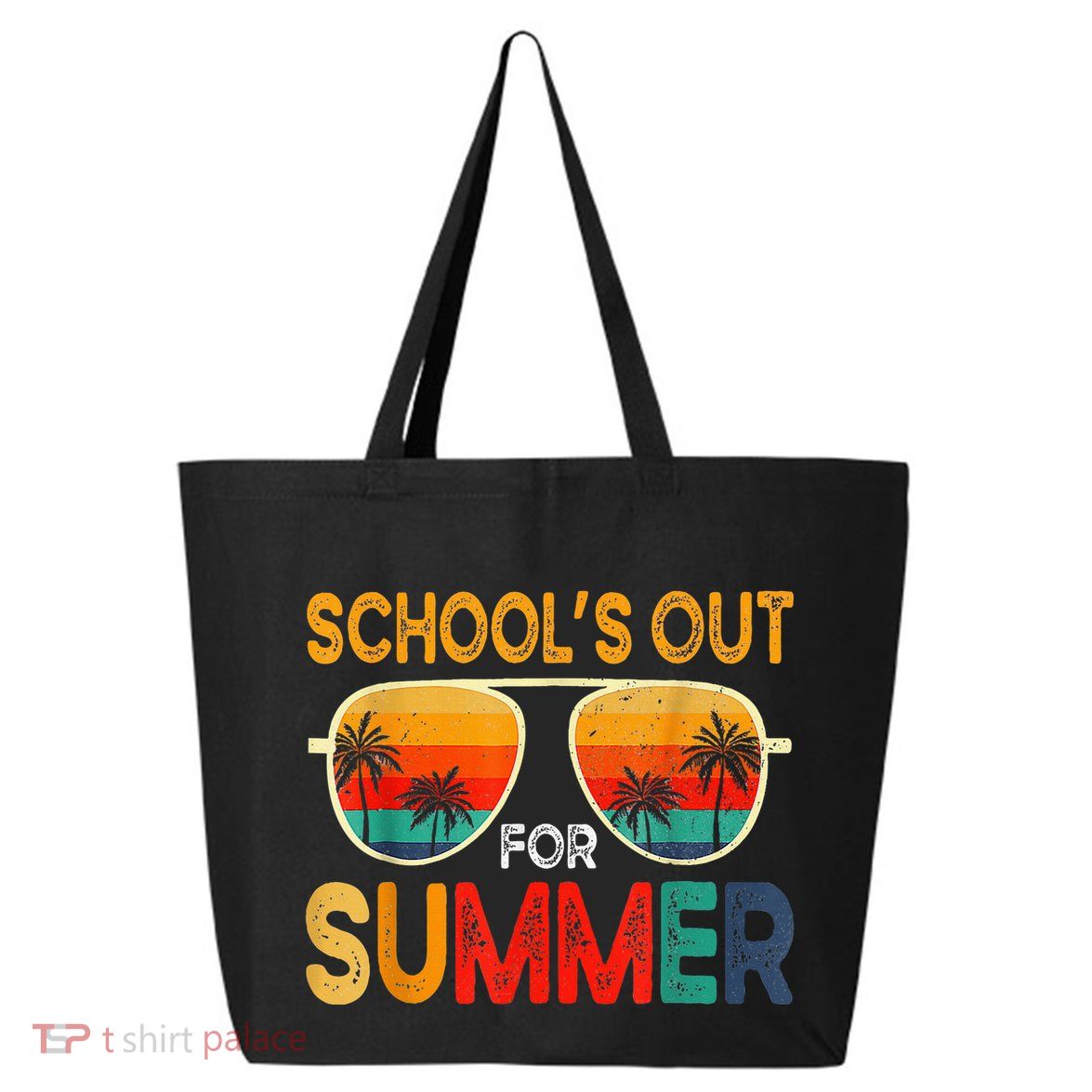 Retro Schools Out For Summer 25L Jumbo Tote