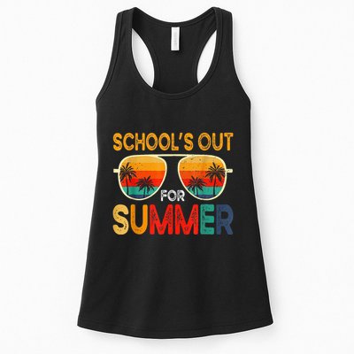Retro Schools Out For Summer Womens Tank Top