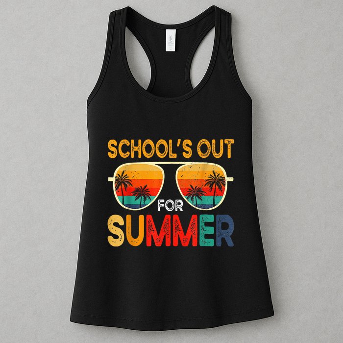 Retro Schools Out For Summer Womens Tank Top