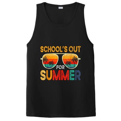 Retro Schools Out For Summer PosiCharge Competitor Tank
