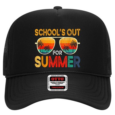 Retro Schools Out For Summer Trucker Hat
