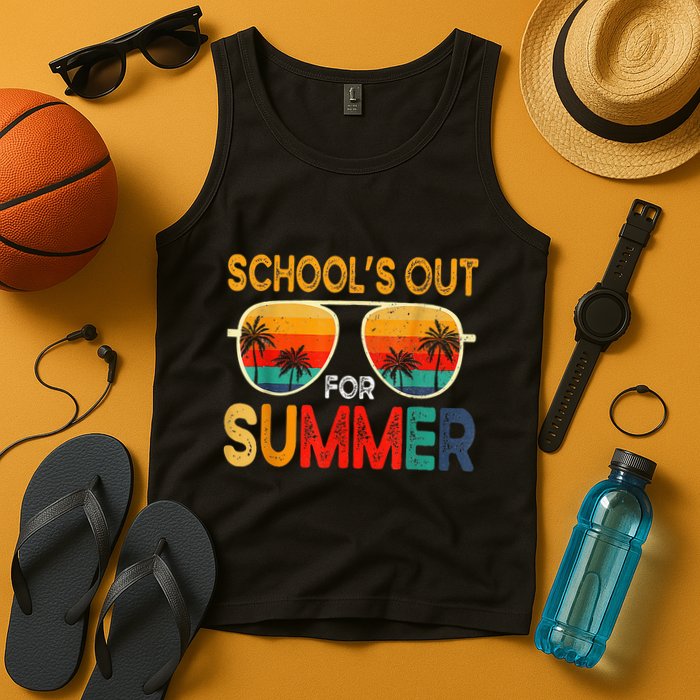 Retro Schools Out For Summer Tank Top