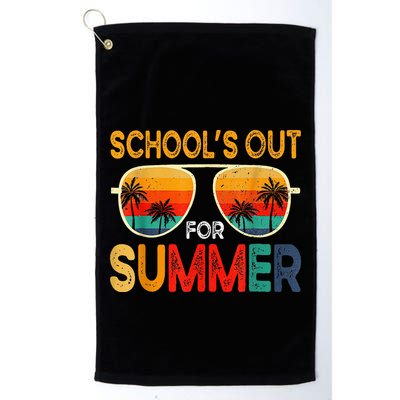 Retro Schools Out For Summer Golf Towel