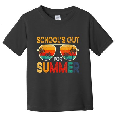 Retro Schools Out For Summer Toddler T-Shirt