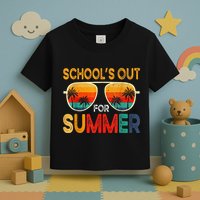 Retro Schools Out For Summer Toddler T-Shirt