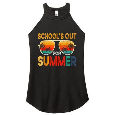 Retro Schools Out For Summer Women's Perfect Tri Rocker Tank