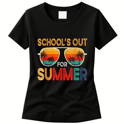Retro Schools Out For Summer Womens T-Shirt