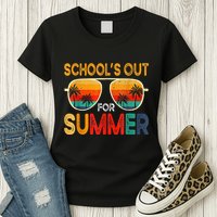 Retro Schools Out For Summer Womens T-Shirt