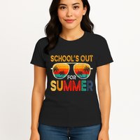 Retro Schools Out For Summer Womens T-Shirt