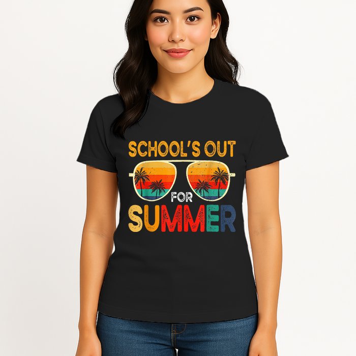Retro Schools Out For Summer Womens T-Shirt