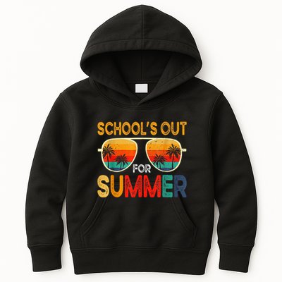 Retro Schools Out For Summer Kids Hoodie