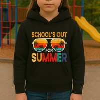 Retro Schools Out For Summer Kids Hoodie