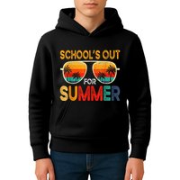 Retro Schools Out For Summer Kids Hoodie