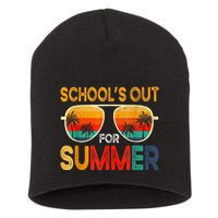 Retro Schools Out For Summer Short Acrylic Beanie
