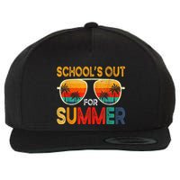 Retro Schools Out For Summer Wool Snapback Cap