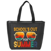 Retro Schools Out For Summer Zip Tote Bag