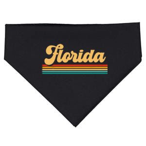 Retro State Of Florida USA-Made Doggie Bandana