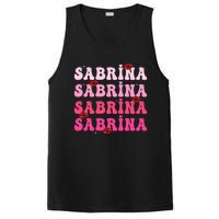 Retro Sabrina Personalized Name I Love Sabrina Groovy Meme PosiCharge Competitor Tank