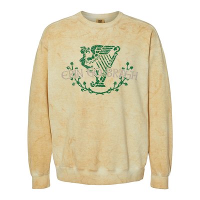 Retro St Patricks Day Erin Go Bragh Colorblast Crewneck Sweatshirt