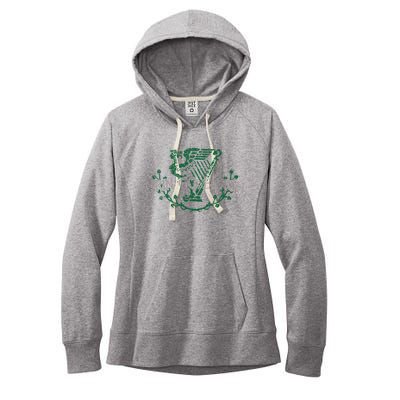 Retro St Patricks Day Erin Go Bragh Women's Fleece Hoodie