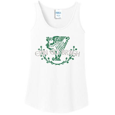 Retro St Patricks Day Erin Go Bragh Ladies Essential Tank