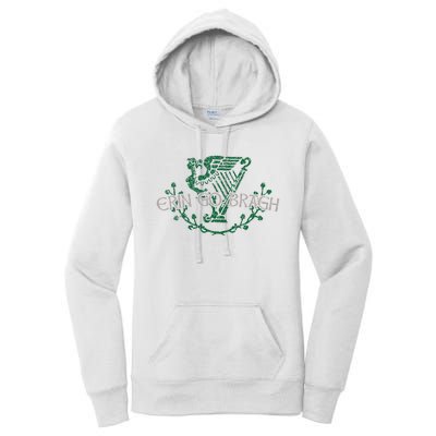 Retro St Patricks Day Erin Go Bragh Women's Pullover Hoodie