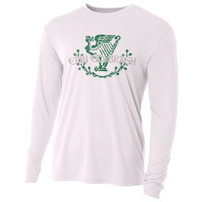 Retro St Patricks Day Erin Go Bragh Cooling Performance Long Sleeve Crew