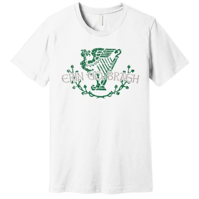 Retro St Patricks Day Erin Go Bragh Premium T-Shirt