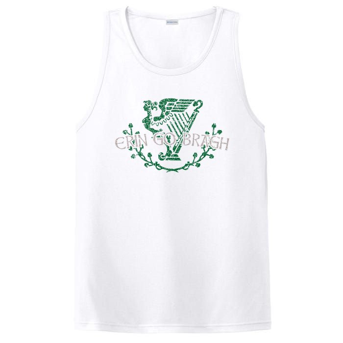 Retro St Patricks Day Erin Go Bragh PosiCharge Competitor Tank