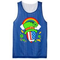 Rugby St Patricks Day Usa Flag Rainbow Shamrock Clover Gift Mesh Reversible Basketball Jersey Tank