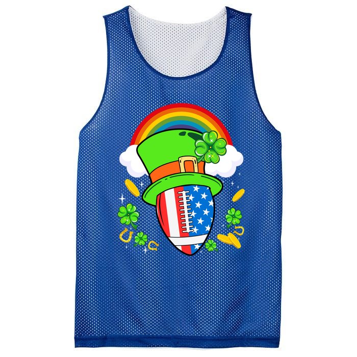 Rugby St Patricks Day Usa Flag Rainbow Shamrock Clover Gift Mesh Reversible Basketball Jersey Tank