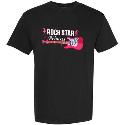 Rock Star Princess Guitar Music Punk Rock Garment-Dyed Heavyweight T-Shirt