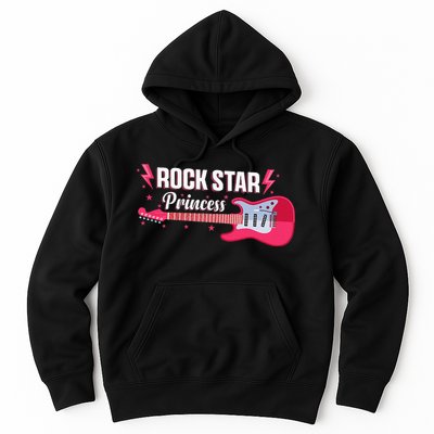 Rock Star Princess Guitar Music Punk Rock Hoodie