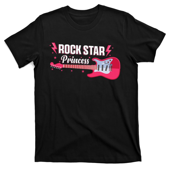 Rock Star Princess Guitar Music Punk Rock T-Shirt