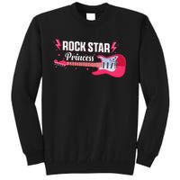 Rock Star Princess Guitar Music Punk Rock Tall Sweatshirt