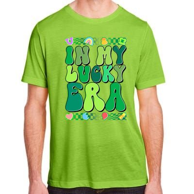 Retro St Patricks Day In My Lucky Era Adult ChromaSoft Performance T-Shirt