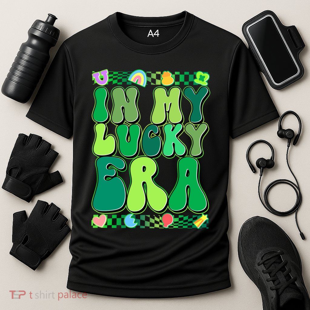 Retro St Patricks Day In My Lucky Era Performance Shirt