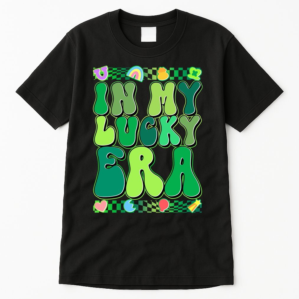 Retro St Patricks Day In My Lucky Era Tall T-Shirt