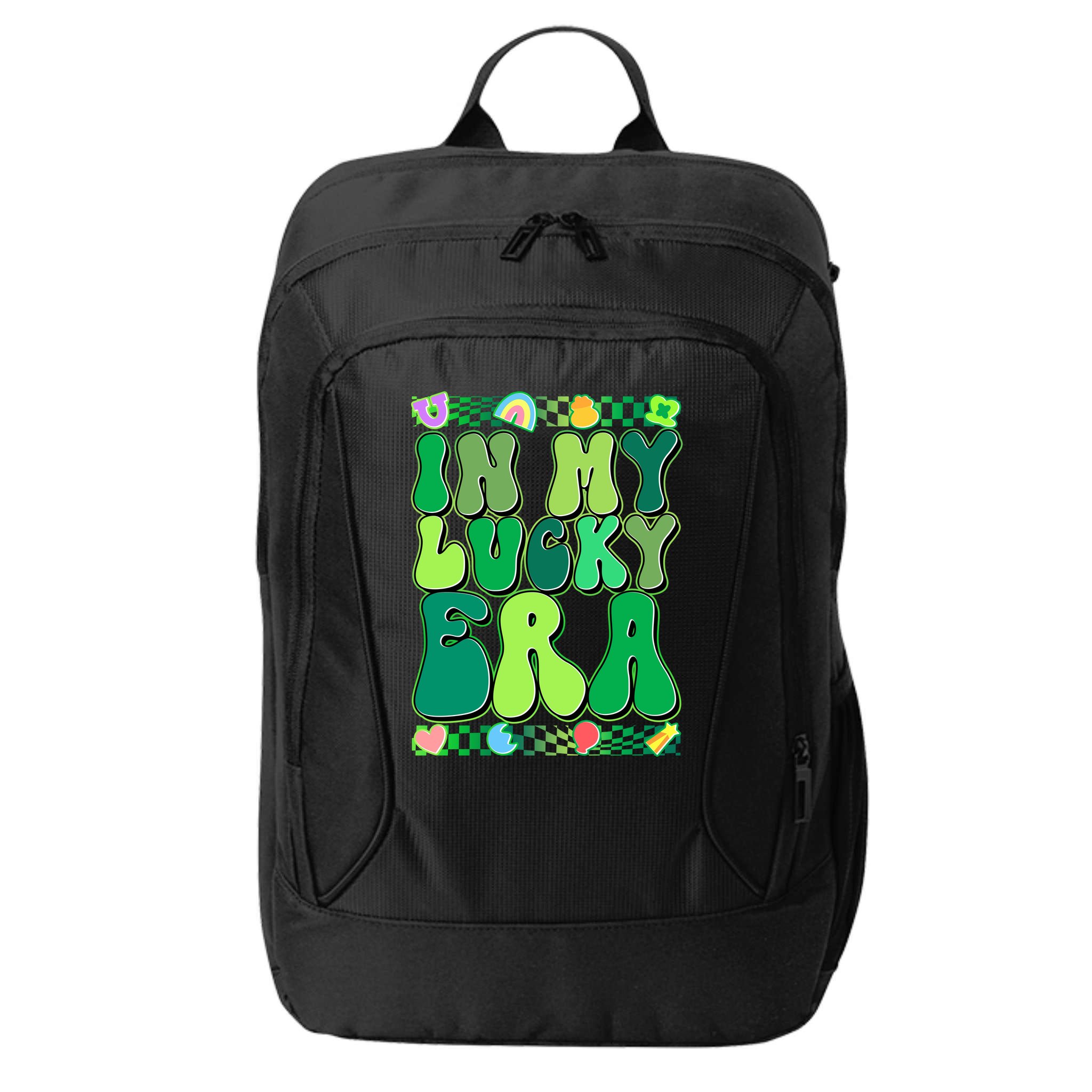 Retro St Patricks Day In My Lucky Era City Backpack