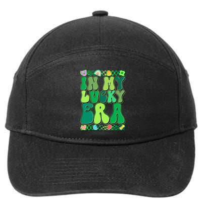 Retro St Patricks Day In My Lucky Era 7-Panel Snapback Hat