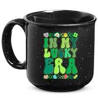 Retro St Patricks Day In My Lucky Era 15oz Campfire Ceramic Mug