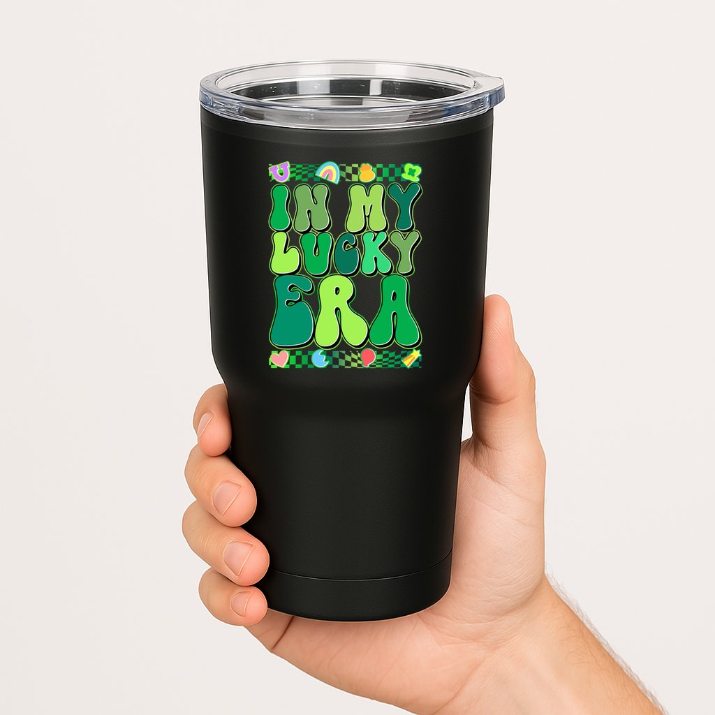 Retro St Patricks Day In My Lucky Era Tumbler