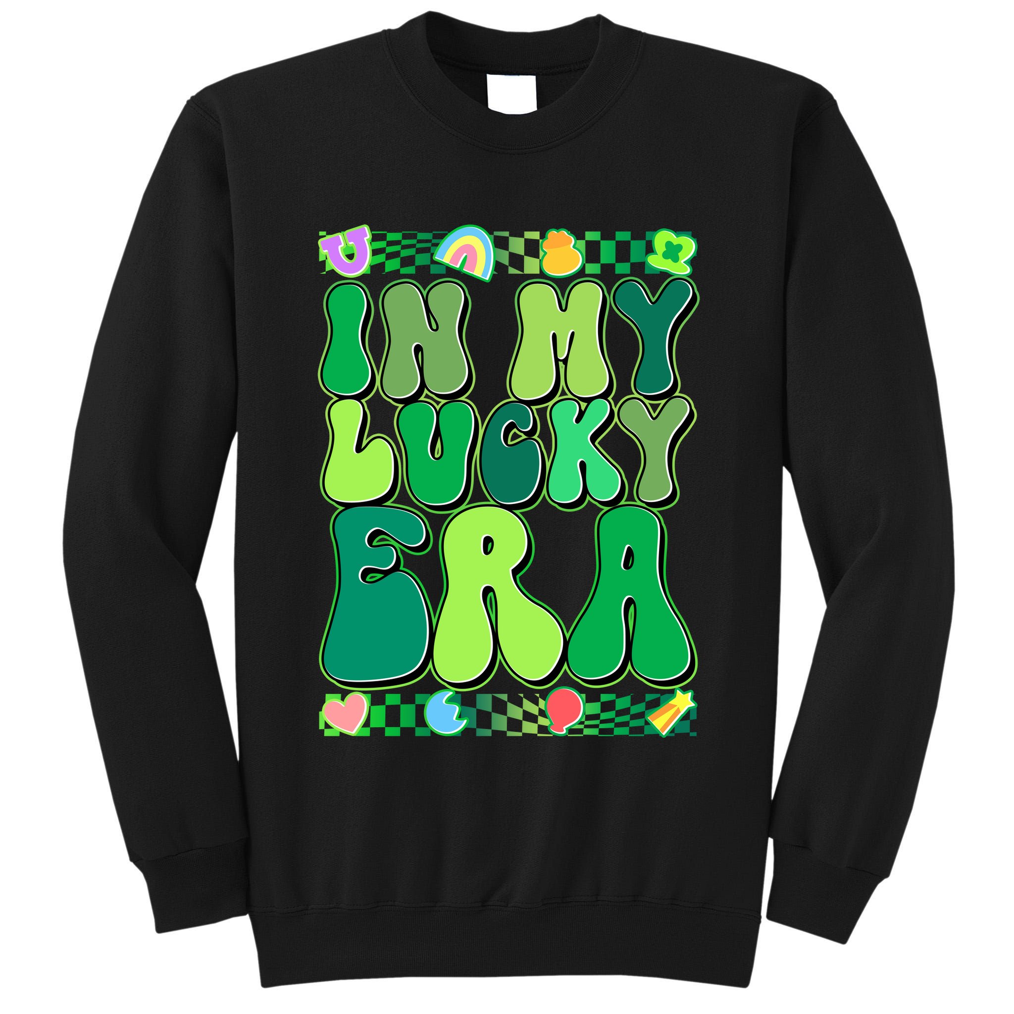 Retro St Patricks Day In My Lucky Era Tall Sweatshirt